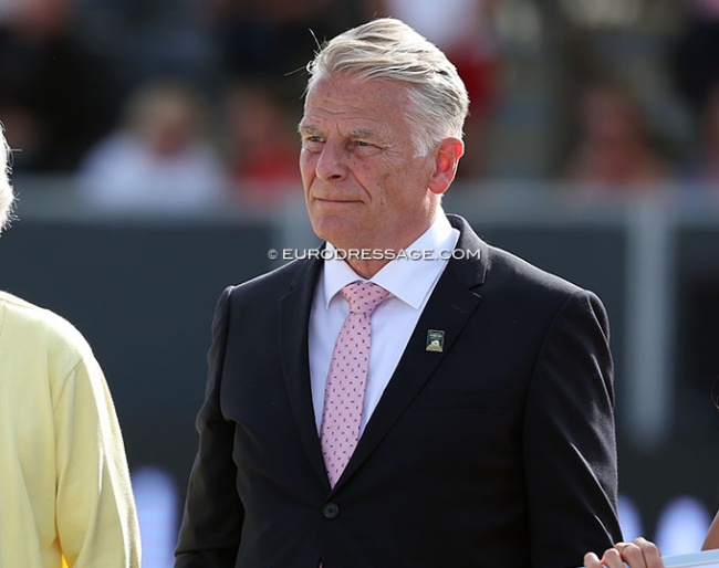 Jan Pedersen at the 2025 World Young Horse Championships in Verden :: Photo © Astrid Appels