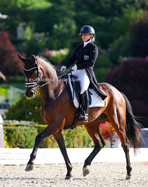 Anniina Kolu on Ghana at the 2025 European Young Riders Championships :: Photo © Astrid Appels
