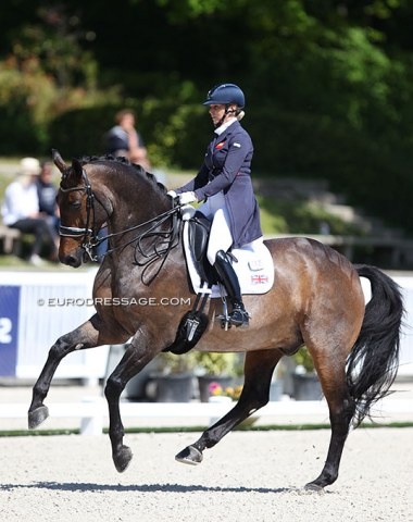 Louise Bell and Into the Blue at the 2019 CDIO Compiegne :: Photo © Astrid Appels