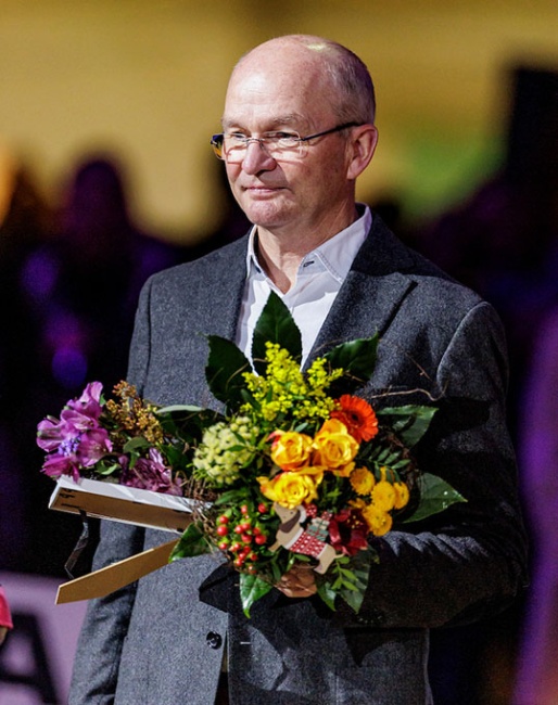Hubertus Schmidt at the award ceremony in Frankfurt :: Photo © Stefan Lafrentz