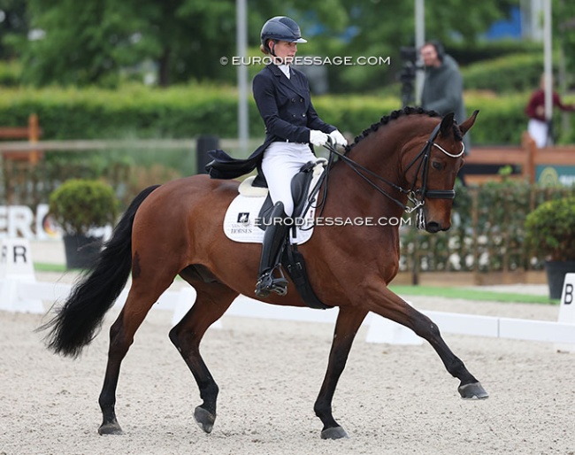 Lara Butler and Graaf Leatherdale T at the 2025 CDIO Lier :: Photo © Astrid Appels