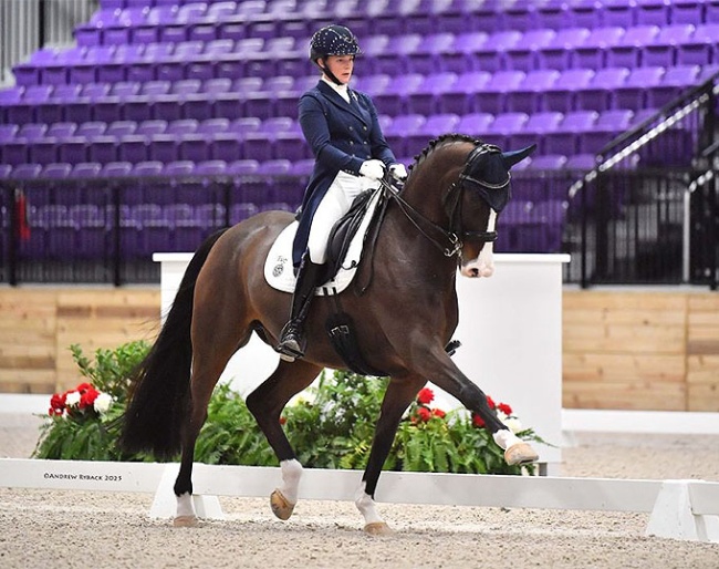 Meagan Davis and Toronto Lightfoot at the 2025 CDI-W Ocala :: Photo © Andrew Ryback