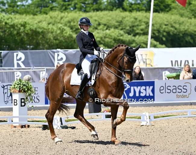 Maria Mejlgaard Jensen and Midsummer Jazz at the 2025 Danish Under 25 Championships :: Photo © Ridehesten
