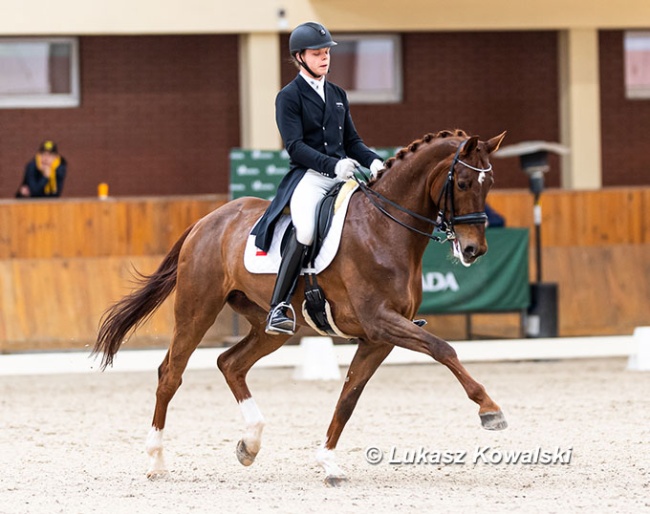 Filip Kowalski and Bel Fleur at the 2022 CDI Zakrzow :: Photo © Lukasz Kowalski