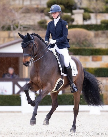 Laura Löcher and Limoncelli at the 2023 Kronberg Preis der Besten qualifier :: Photo © Sina Kuiper