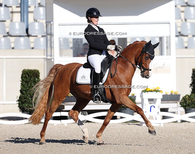 Isabella Struntze Torp and Lykkehøjs Dream of Dornik at the 2025 CDI Aachen Festival 4 Dressage :: Photo © Astrid Appels