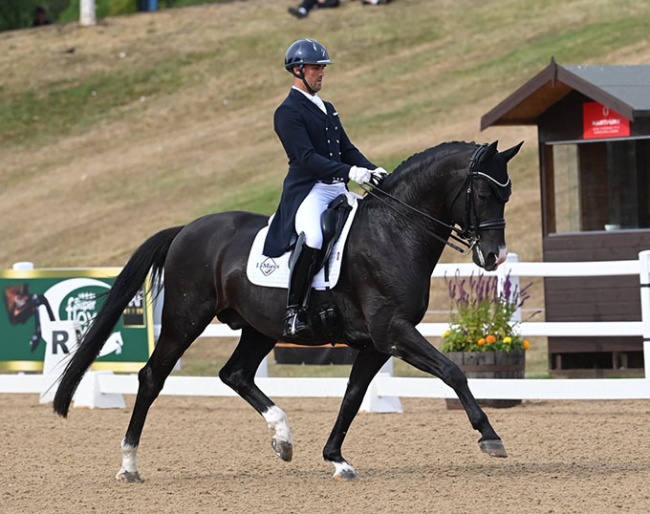 Jezz Palmer and Ketcher B at the 2025 CDI Hartpury :: Photo © Kevin Sparrow