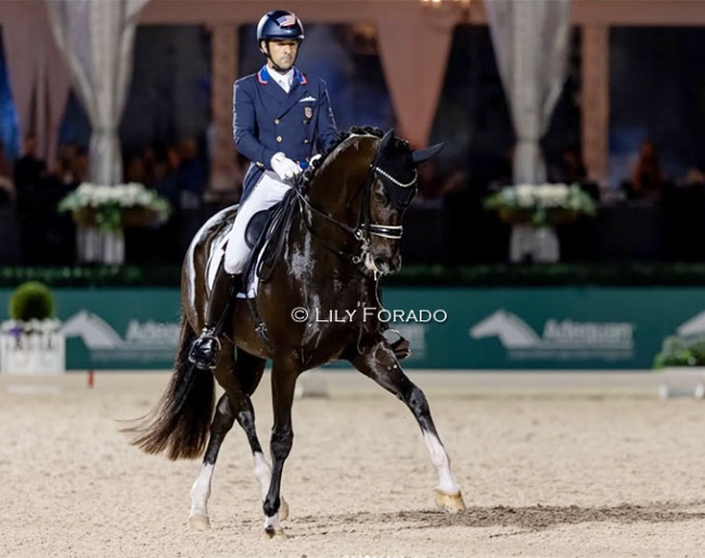 Marcus Orlob and Jane at the 2026 CDI 5* Wellington :: Photo © Lily Forado