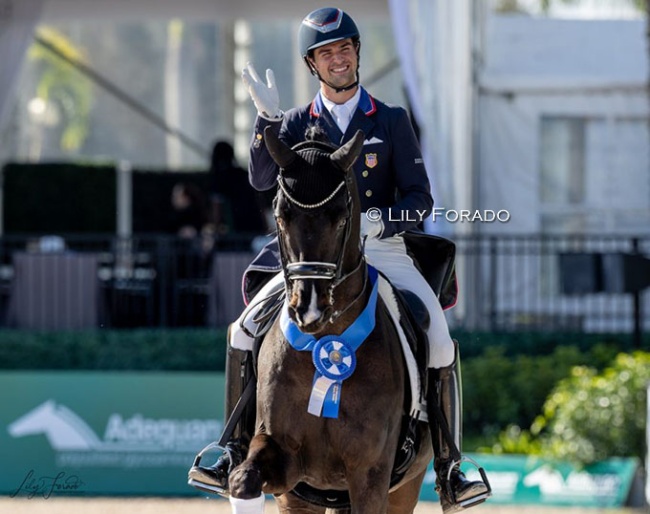 Christian Simonson and Indian Rock win the 2025 CDI-W Wellington :: Photo © Lily Forado