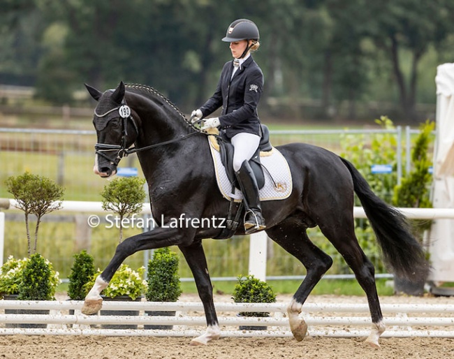 Marina Welbers and Bloomberg at the 2020 Bundeschampionate :: Photo © Stefan Lafrentz