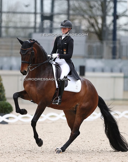 Semmieke Rothenberger and Flanell at the 2024 CDI Aachen Festival 4 Dressage :: Photo © Astrid Appels
