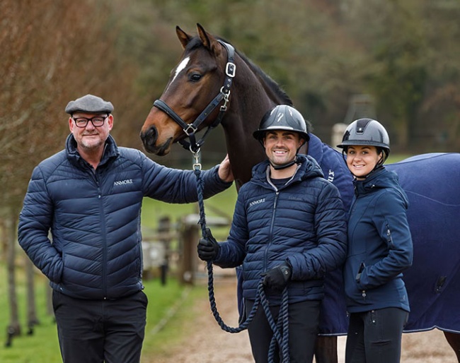 Martin Price with Jezz and Lucy Palmer at Anmore Dressage