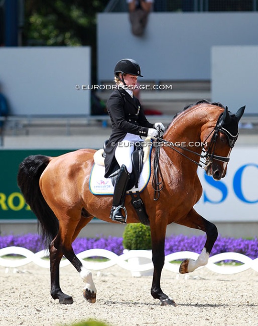 Lina Dolk and Biggles at the 2016 CDIO Aachen :: Photo © Astrid Appels