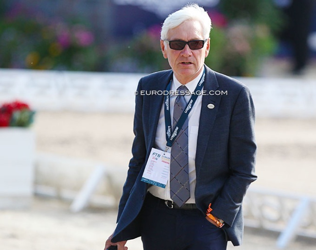 Leif Tornblad at the 2018 European Junior / Young Riders Championships in Fontainebleau :: Photo © Astrid Appels