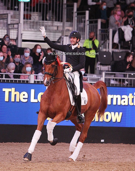 Alejandro Asencio and Focus at the 2021 CDI-W London :: Photo © Astrid Appels