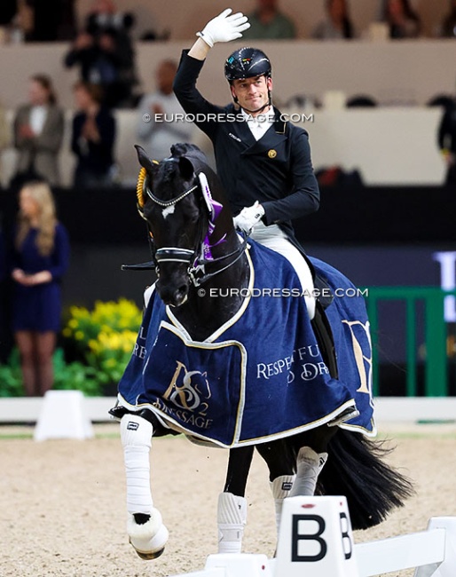 Justin Verboomen and Zonik Plus at the 2026 CDI-W 's Hertogenbosch :: Photo © Astrid Appels