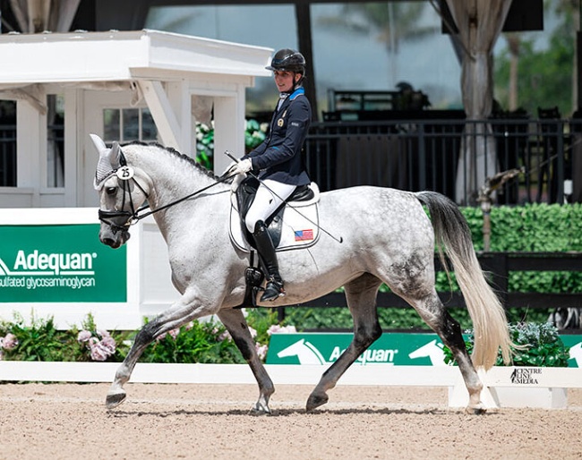 Fiona Howard and Kate Shoemaker's Vianne at the 2026 CPEDI Wellington :: Photos © Centre Line Media