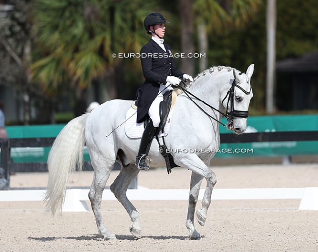 Sophia Schults and Conocido HGF at the 2026 CDN Wellington :: Photo © Astrid Appels