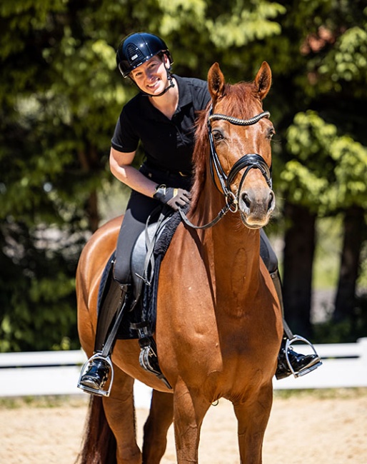Amelie von Harsdorf and her team run a professional yard in Kolbermoor, Germany, focused on dressage sport and maximum equine welfare are 
