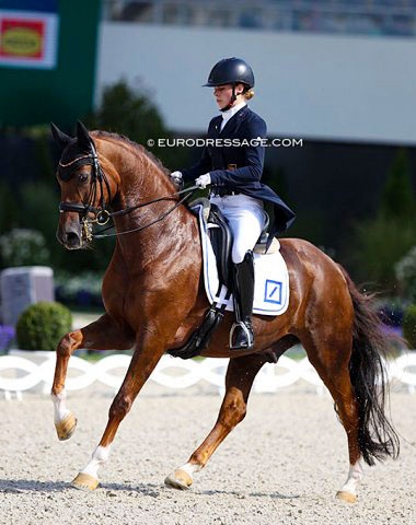 Jil Marielle Becks and Damon's Satelite at the 2021 CDI Aachen :: Photo © Astrid Appels