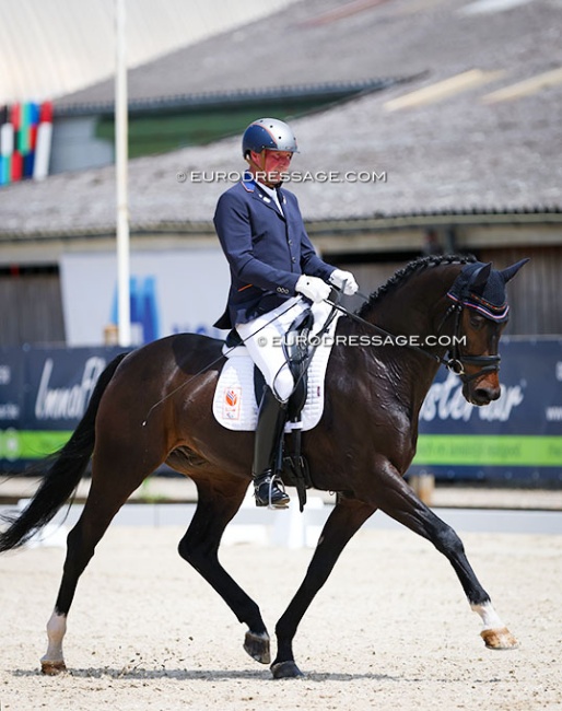 Frank Hosmar and Guetta at the 2022 CPEDI Grote Brogel :: Photo © Astrid Appels