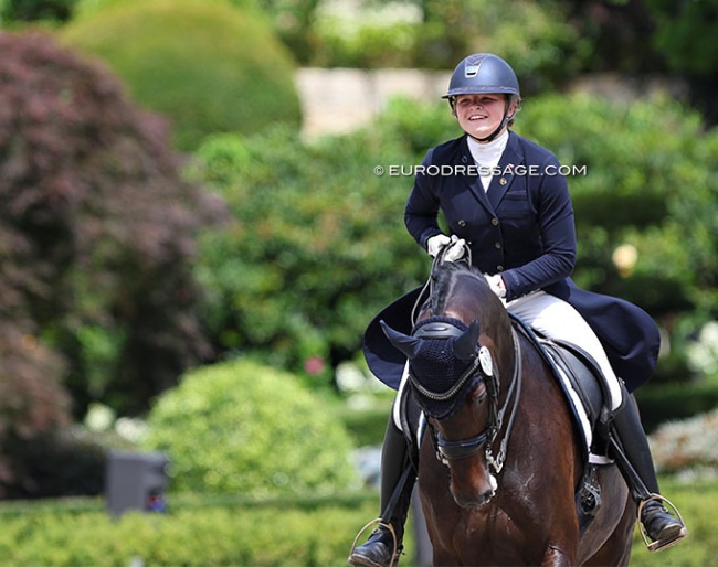 Johana Vasaryova at the 2023 European Junior Riders Championships :: Photo © Astrid Appels