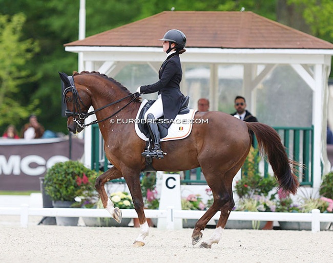 Charlotte Defalque on Botticelli at the 2024 CDIO Compiegne :: Photo © Astrid Appels