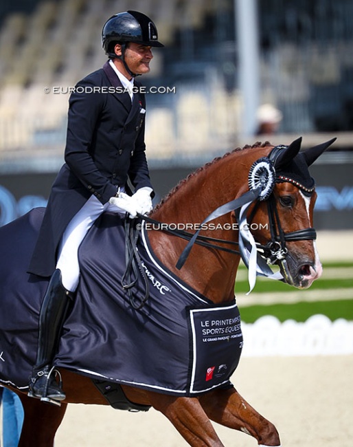 Jose Antonio Garcia Mena and Quatre Quarts A L'Orange at the 2026 CDIO Fontainebleau :: Photo © Astrid Appels