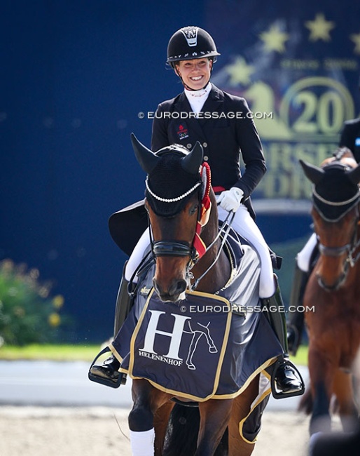 Cathrine Dufour and Mount St. John Freestyle at the 2026 CDI Hagen :: Photo © Astrid Appels