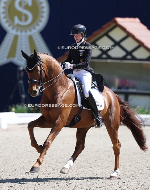 Katharina Hemmer and Denoix at the 2026 CDI Hagen :: Photo © Astrid Appels