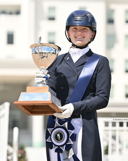 Alexis Troutman wins the 2026 Florida Youth Dressage Championships :: Photo © Andrew Ryback