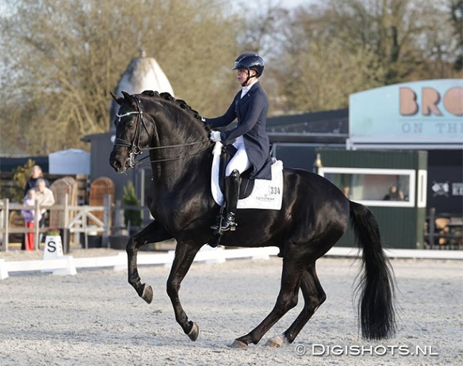 Therese Nilshagen and Navarro at the 2026 CDI Tolbert :: Photo © Digishots