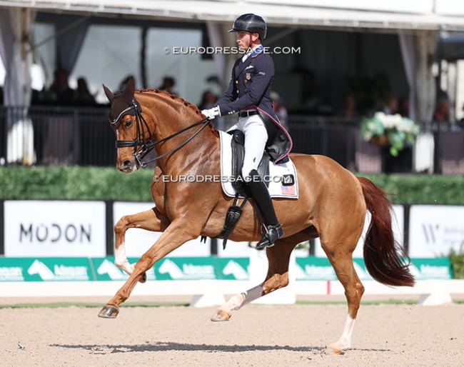 Ben ebeling and Bellena at the 2026 CDI-W Wellington :: Photo © Astrid Appels