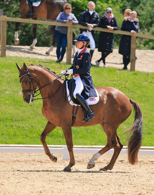 Fiona Bigwood and Donna Bella at the 2026 CDI Hickstead :: Photo © Spidge