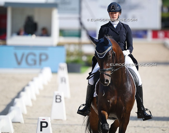 Marsja Dijkman and Beaujolais at the 2026 CDIO Lier :: Photo © Astrid Appels