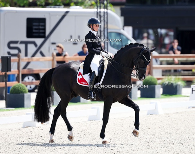 Charlotte Lenherr and Dettori at the 2026 CDIO Lier :: Photo © Astrid Appels