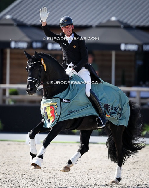 Justin Verboomen and Zonik Plus at the 2026 CDIO Lier :: Photo © Astrid Appels