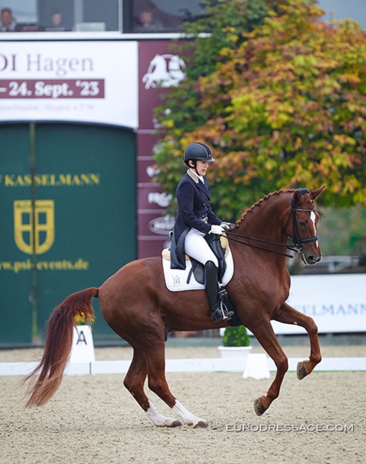 Laurienne Dittmann and Van Halen at the 2023 CDI Hagen :: Photo © Astrid Appels