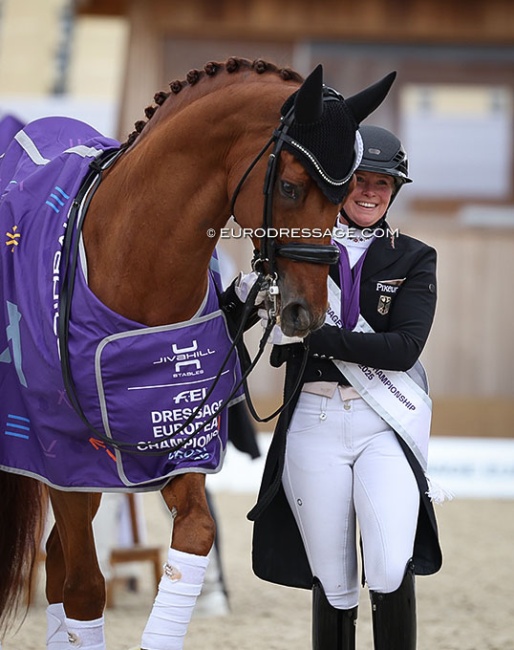 Hemmer and Denoix PCH at the 2025 European Championships in Crozet :: Photo © Astrid Appels