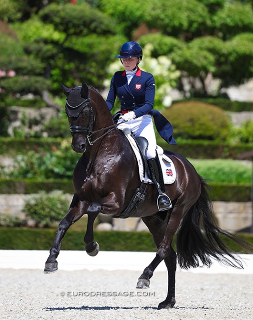 Lilah Gibbs and Dude at the 2025 European Under 25 Championships:: Photo © Astrid Appels