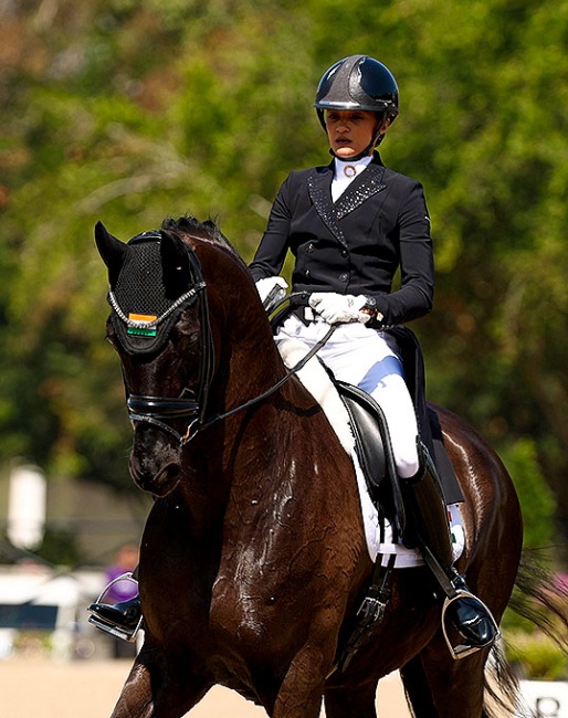 Shruti Vora on Magnanimous at the 2025 FEI Asian Championships in Pattaya :: Photo © FEI/Yong Teck Lim