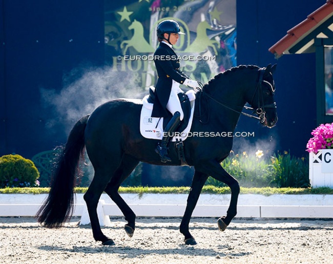 Charlott Maria Schürmann and Dante's Pearl at the CDI Hagen in April 2026 :: Photos © Astrid Appels