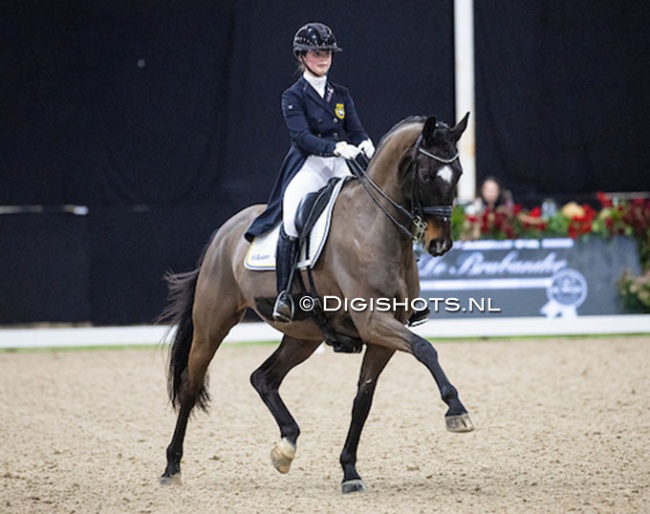 Tove Slåtteby and Ebony EE at the 2026 CDI Lier :: Photo © Digishots