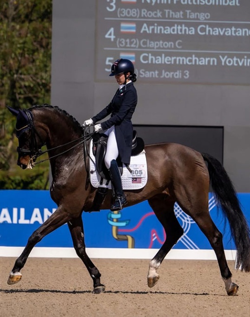 Diani Lee and Sam at the 2025 South East Asian Games in Pattaya, Thailand