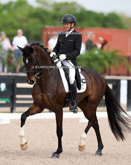 Lars Petersen and Sang Real at the 2026 CDN Wellington :: Photo © Astrid Appels