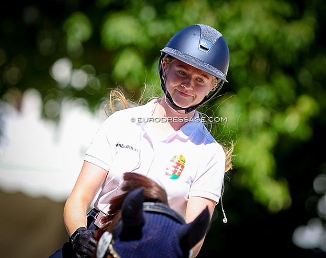 Antonia Richter at the 2023 European Junior Riders Championships :: Photo © Astrid Appels