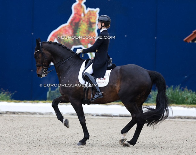 Carina Scholz and Tarantino at the 2024 CDI Hagen :: Photo © Astrid Appels