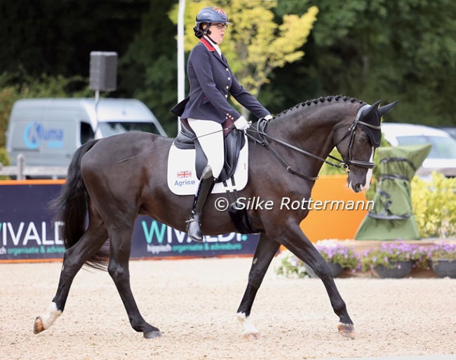 Mari Durward-Akhurst and Athene Lindebjerg at the 2025 European Para Dressage Championships :: Photo © Silke Rottermann