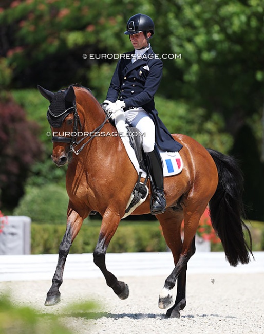 Alexandre Cheret and Bamona at the 2025 European Under 25 Championships :: Photo © Astrid Appels