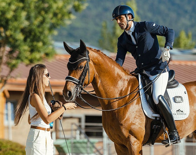 Bernat Barrachina and María Culsán with Elvis at the 2026 CDI Crozet